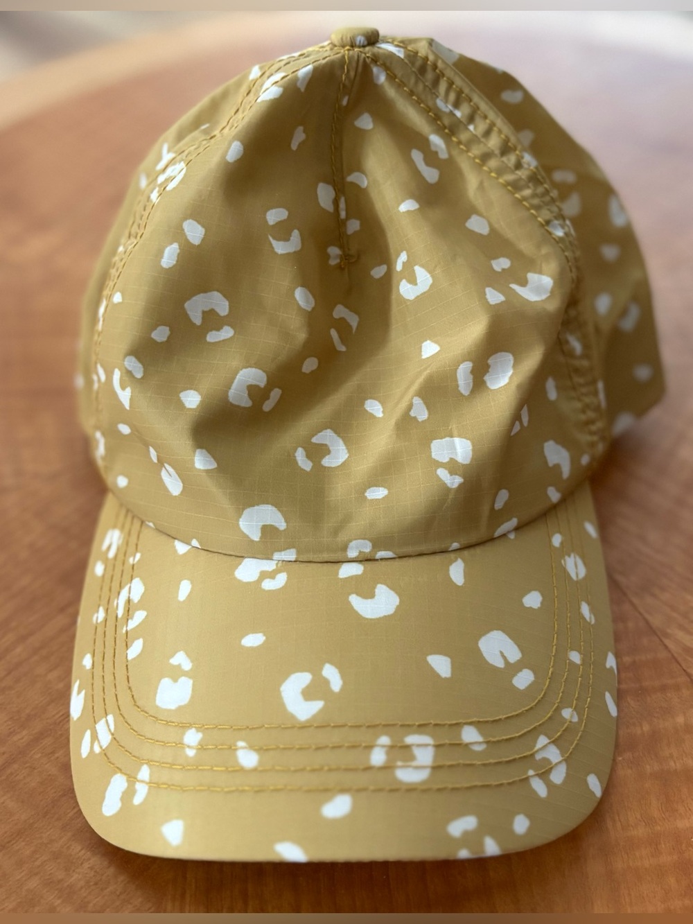 Mustard Yellow Abstract Spot Baseball Cap